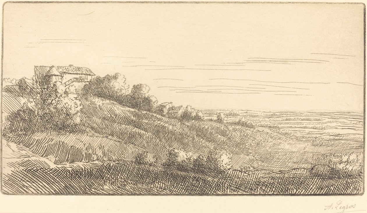 Dolina Veronne (La vallee de Veronne) autorstwa Alphonse Legros