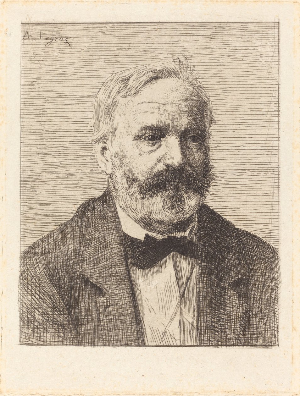 Victor Hugo, pierwsza płyta. autorstwa Alphonse Legros