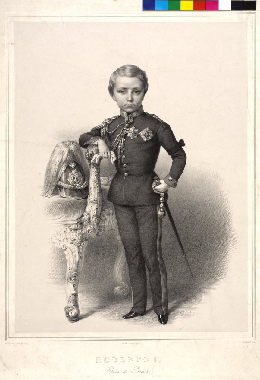 Książę Parmy Robert I autorstwa Alphonse Leon Noel