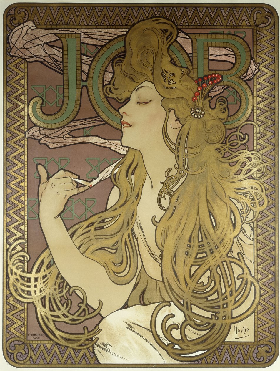 Praca, 1896 autorstwa Alphonse Mucha