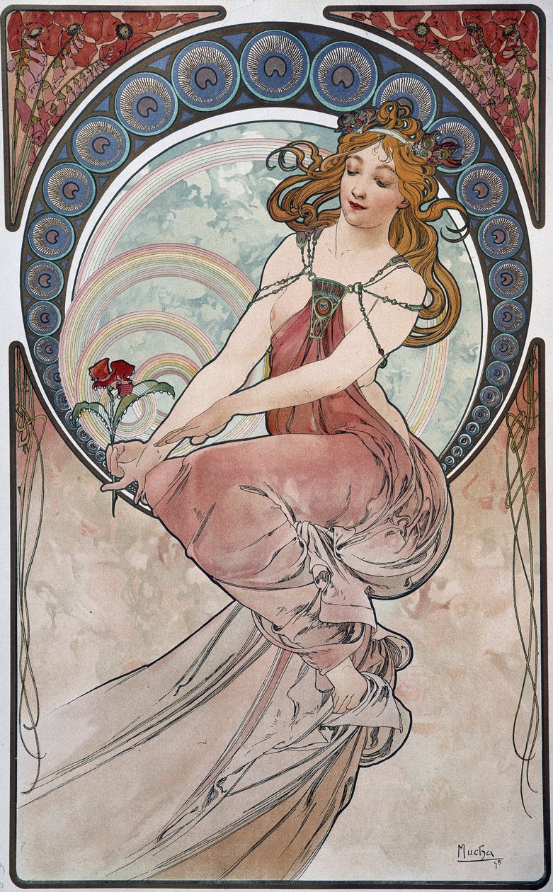 Malarstwo - autorstwa Mucha autorstwa Alphonse Mucha