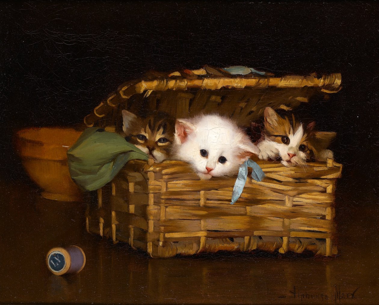 Nadchodzi kłopot!, ok. 1900 autorstwa Alphonse Marx