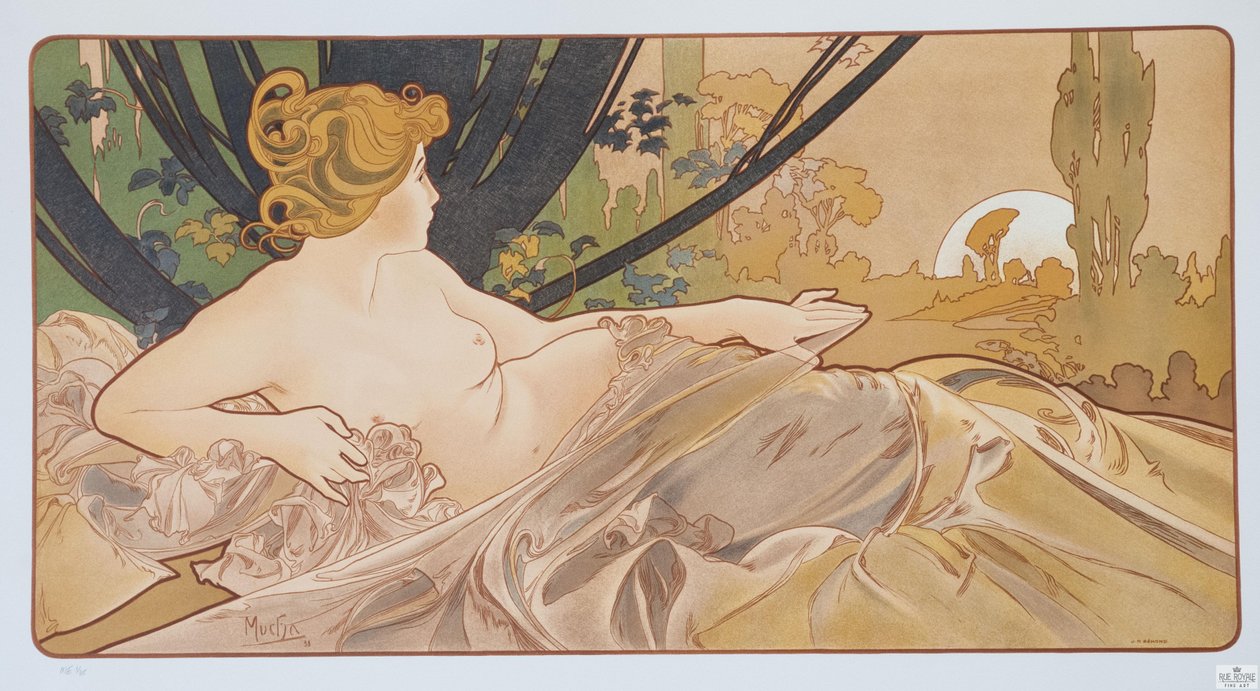 Świt, 1899. autorstwa Alphonse Mucha