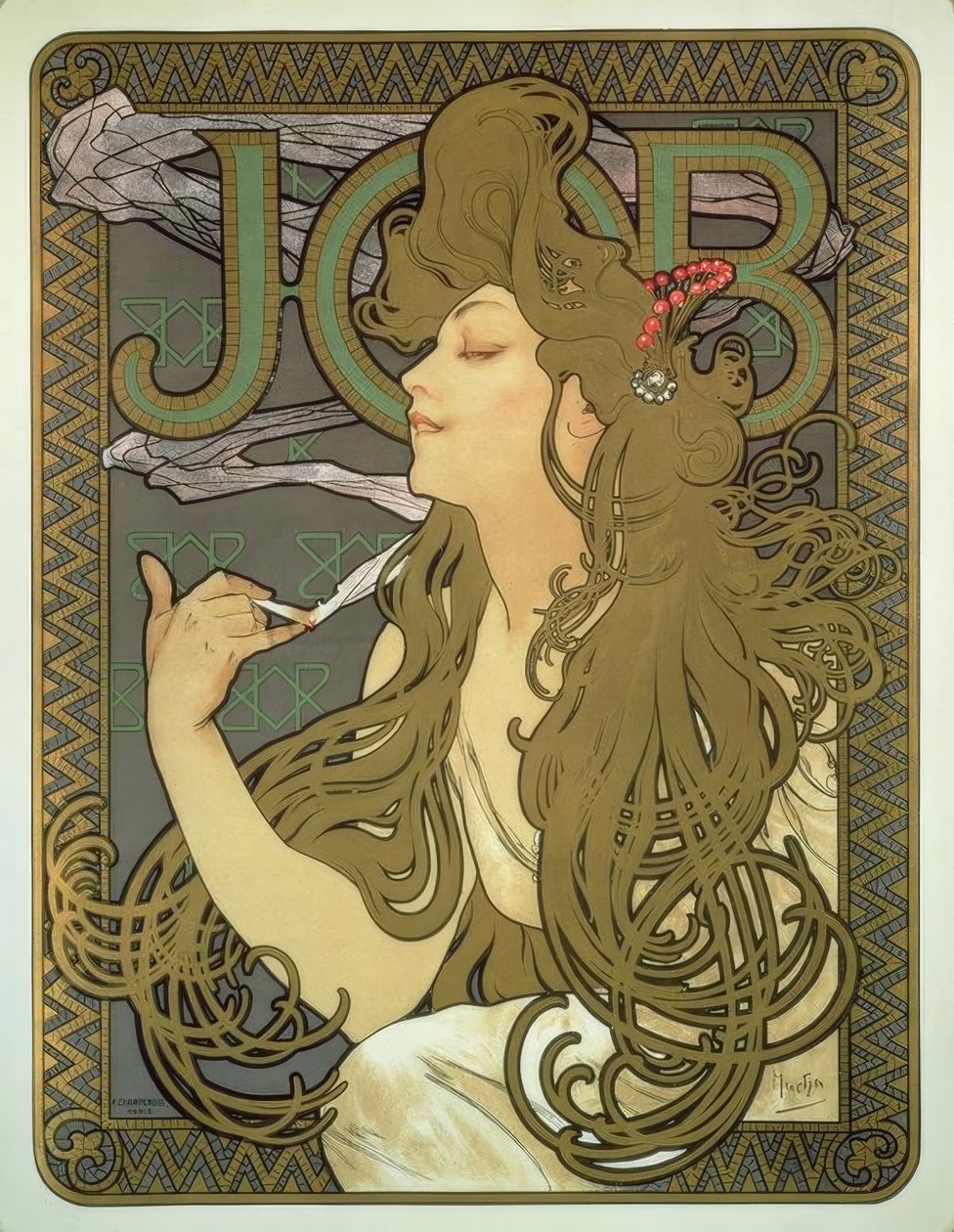 JOB autorstwa Alphonse Mucha
