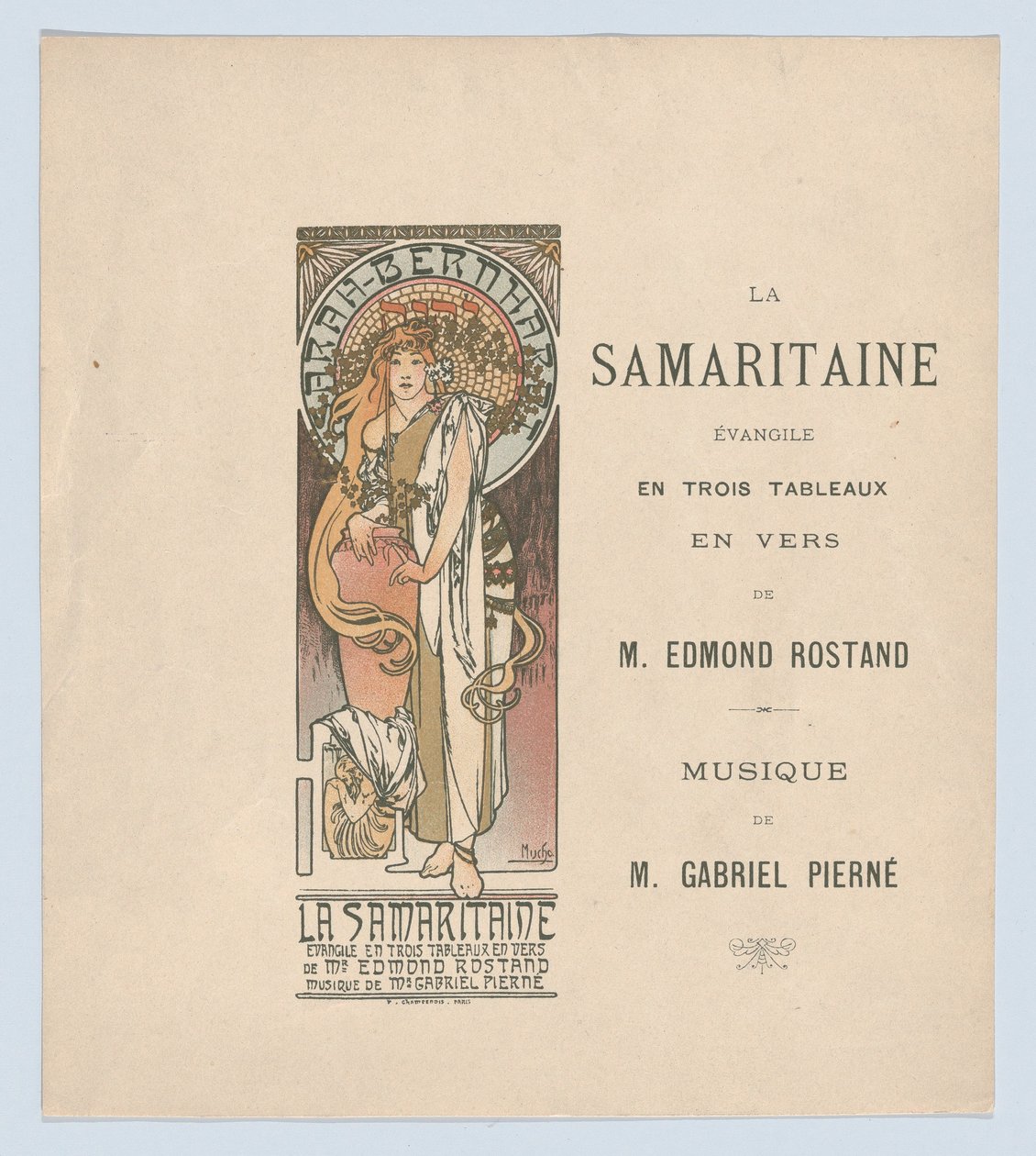 Samarytanin, 1897 autorstwa Alphonse Mucha