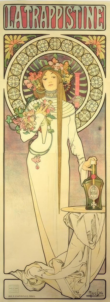 La Trappistyna autorstwa Alphonse Mucha