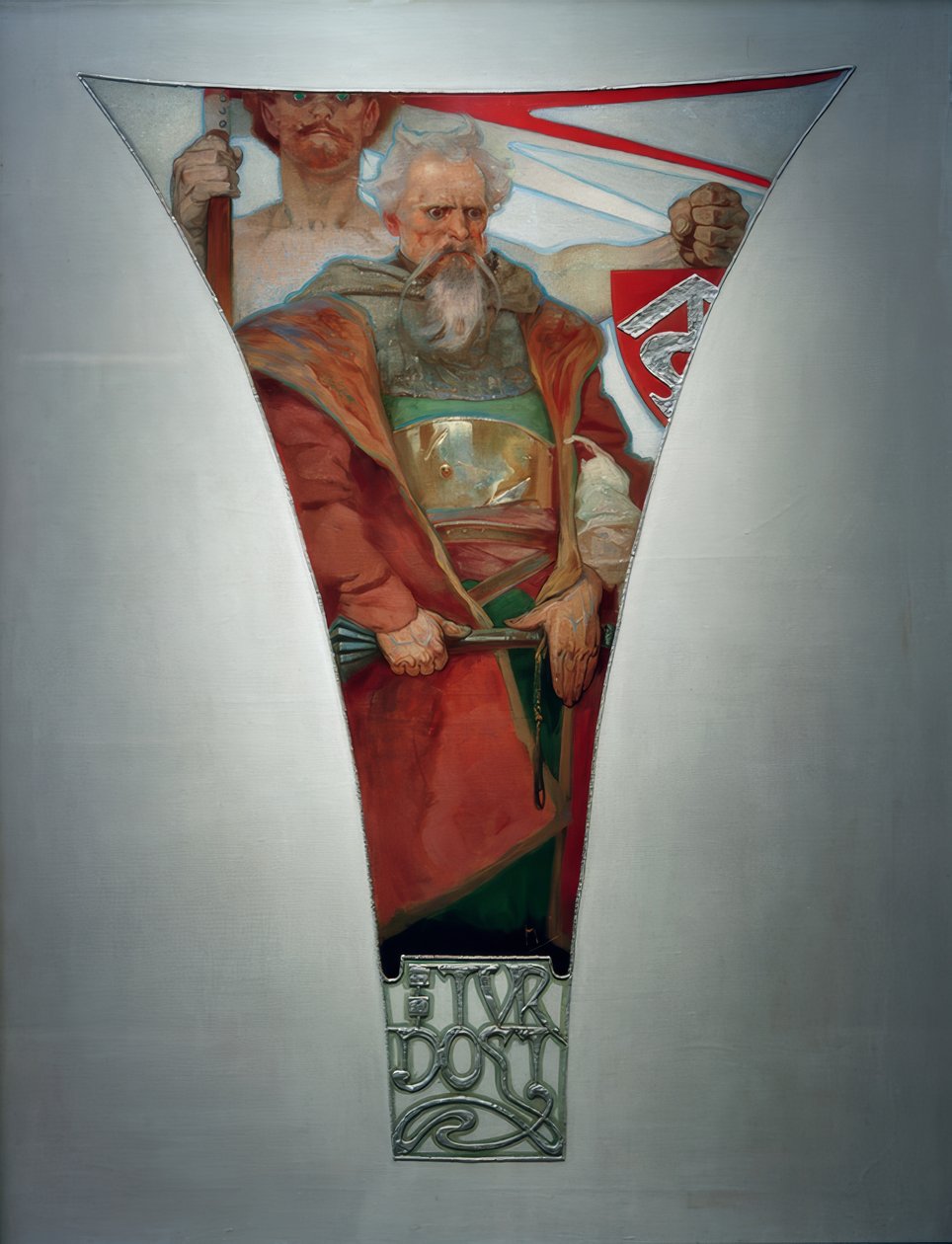 Bezkompromisowość - Jan Rohác z Dubá autorstwa Alphonse Mucha