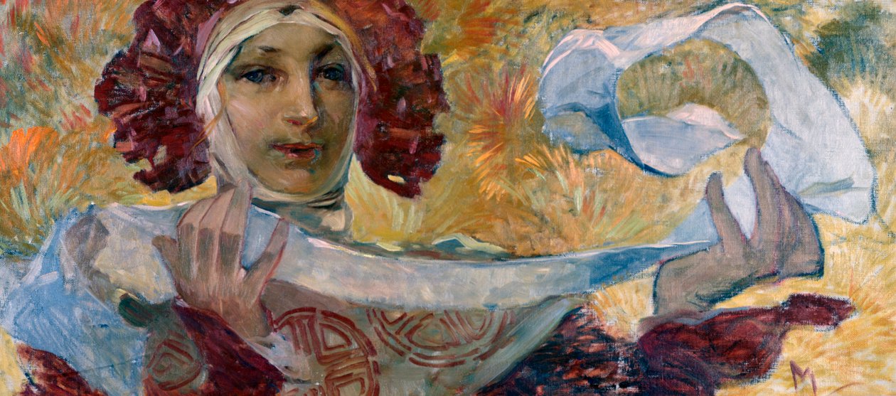 Bez tytułu, ok. 1880-1930 autorstwa Alphonse Mucha