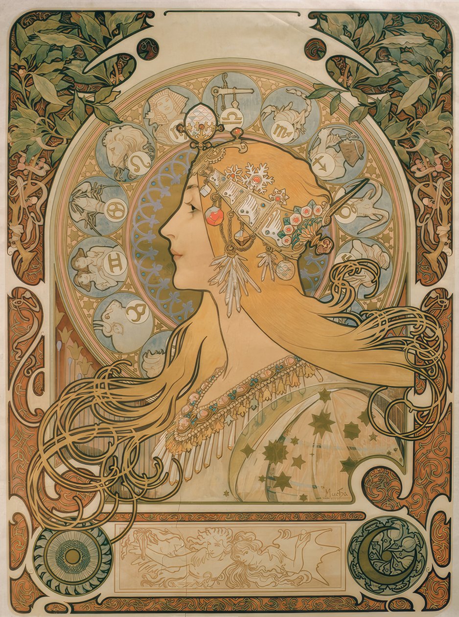 Zodiak autorstwa Alphonse Mucha