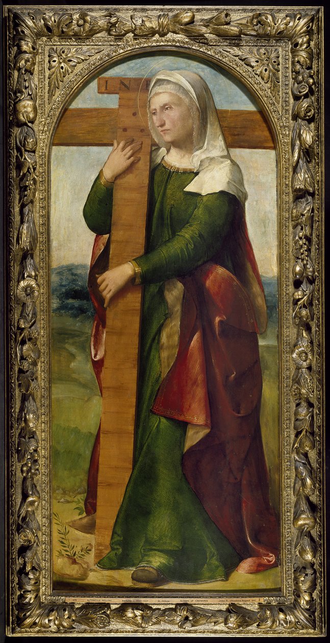 Św. Helena, XV w. autorstwa Altobello Meloni