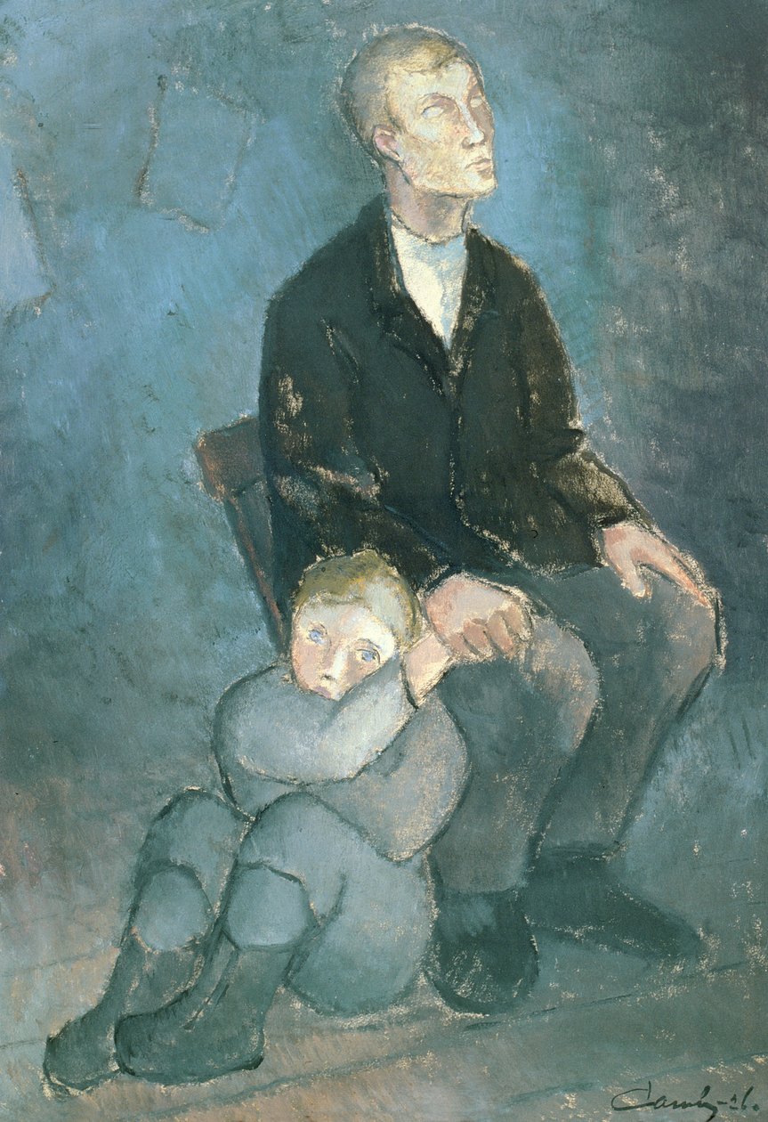 Niewidomy, 1926 autorstwa Alvar Cawén