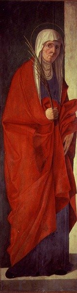 Męczennica Kobieta, ok. 1485-90 (tempera na panelu) autorstwa Alvise Vivarini