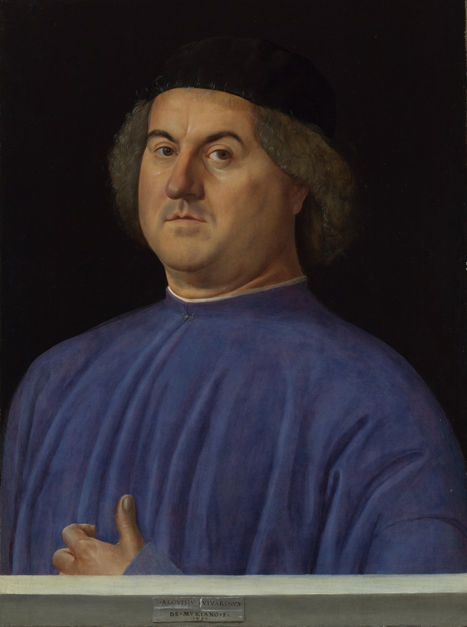 Portret mężczyzny, 1497 autorstwa Alvise Vivarini