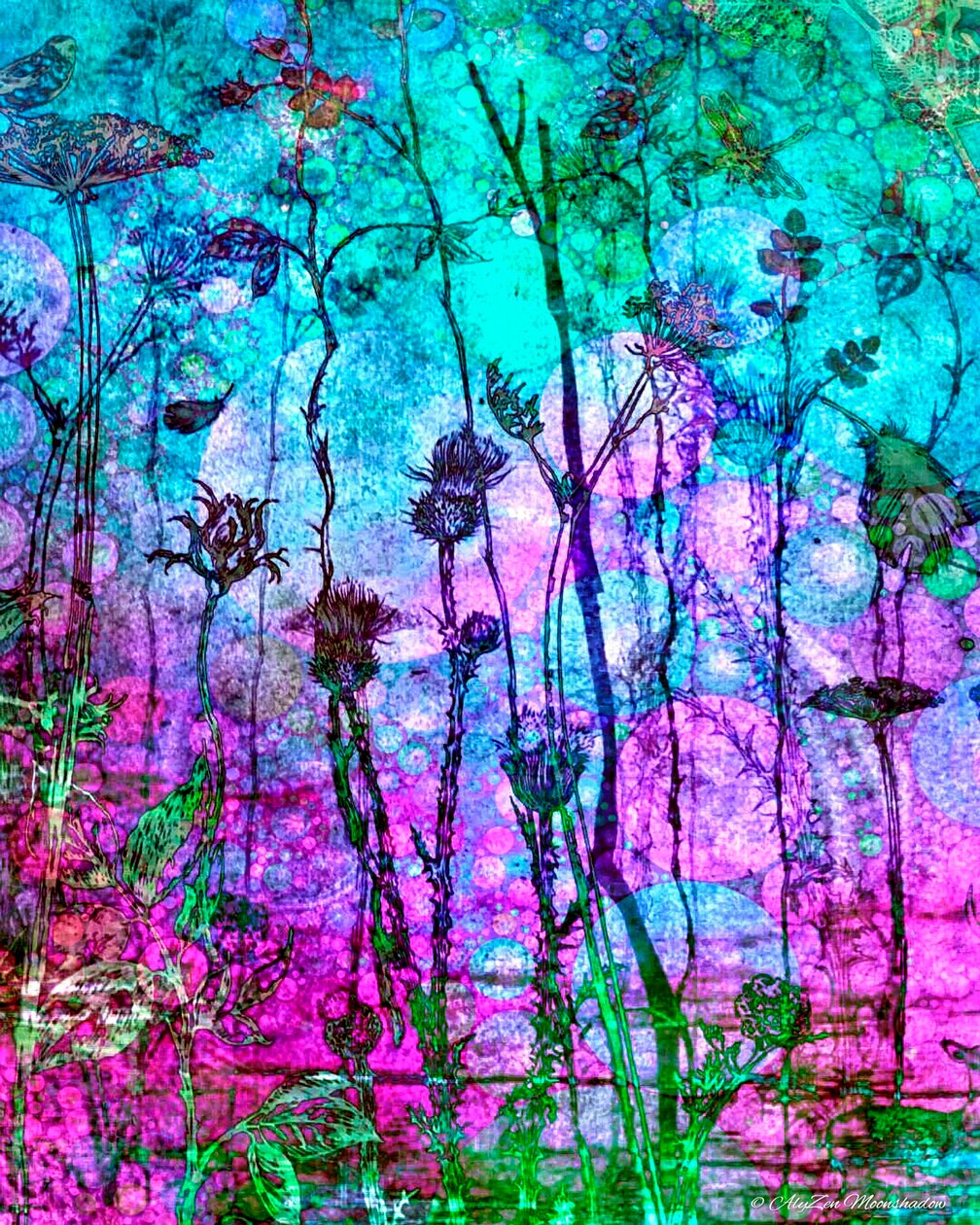 A Rich Tapestry (Cool), 2014, (fonografia cyfrowa mieszana) autorstwa AlyZen Moonshadow