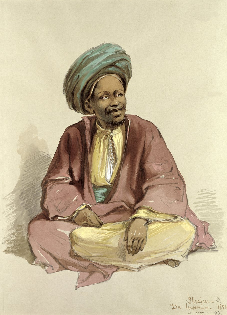 Ibrahim - z Sunnar, 1856 autorstwa Amadeo Preziosi
