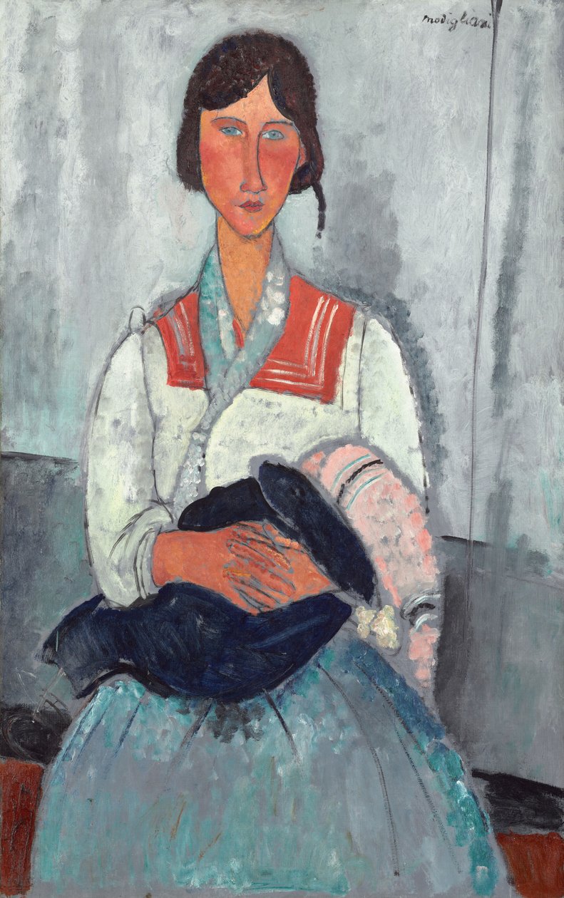 Cyganka z dzieckiem, 1919. autorstwa Amedeo Modigliani