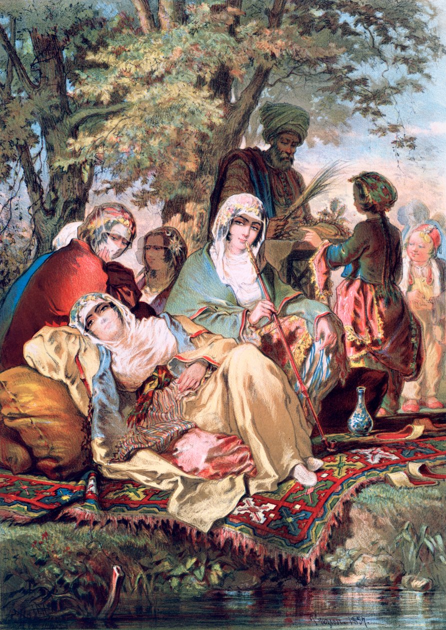 Harim, 1857 autorstwa Amadeo Preziosi