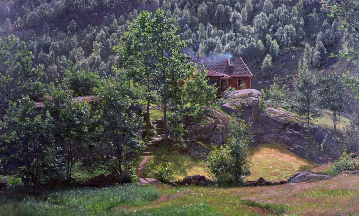 Małe gospodarstwo autorstwa Amaldus Nielsen