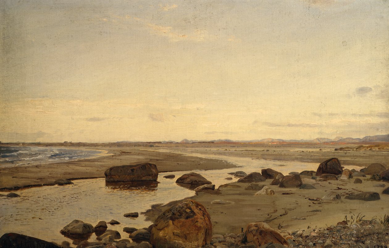 Wieczór w Nærland autorstwa Amaldus Nielsen