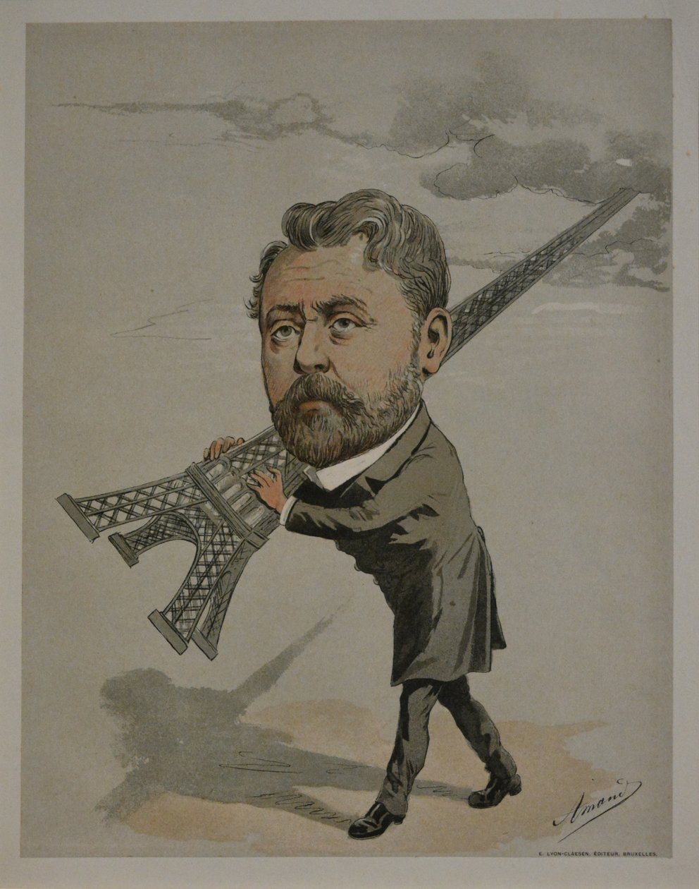 Gustave Eiffel Od: Ludzie stulecia. autorstwa Amand Vaché