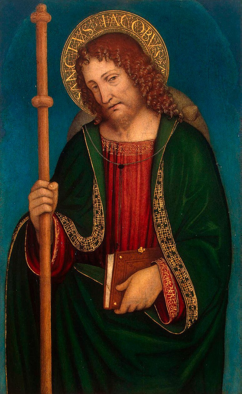 Św. Jakub Starszy”, ok. 1500. autorstwa Ambrogio Bergognone