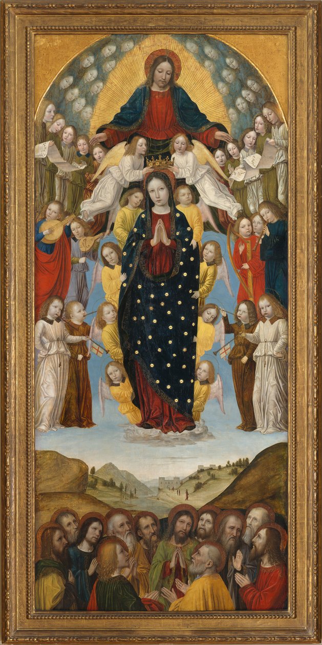 Wniebowzięcie Najświętszej Maryi Panny. autorstwa Ambrogio Bergognone