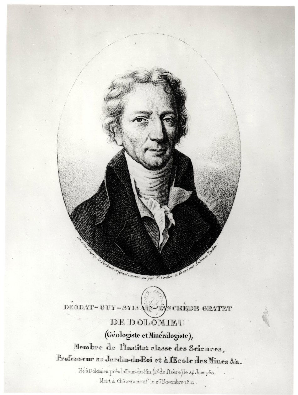Dieudonne Dolomieu (1750-1801) autorstwa Ambroise Tardieu