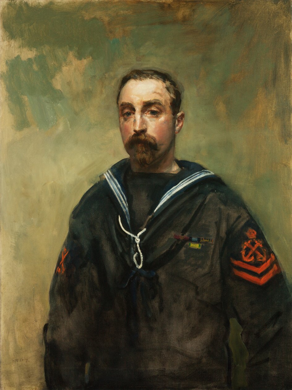 Podoficer E Dzban VC, 1918 autorstwa Ambrose McEvoy