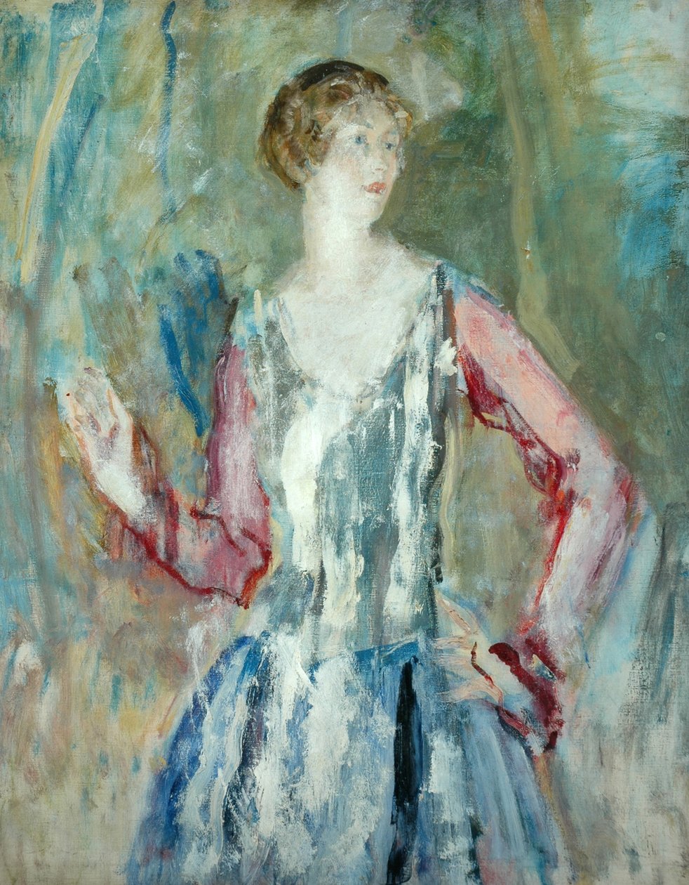Panna Nancy Cunard, lata 20. autorstwa Ambrose McEvoy