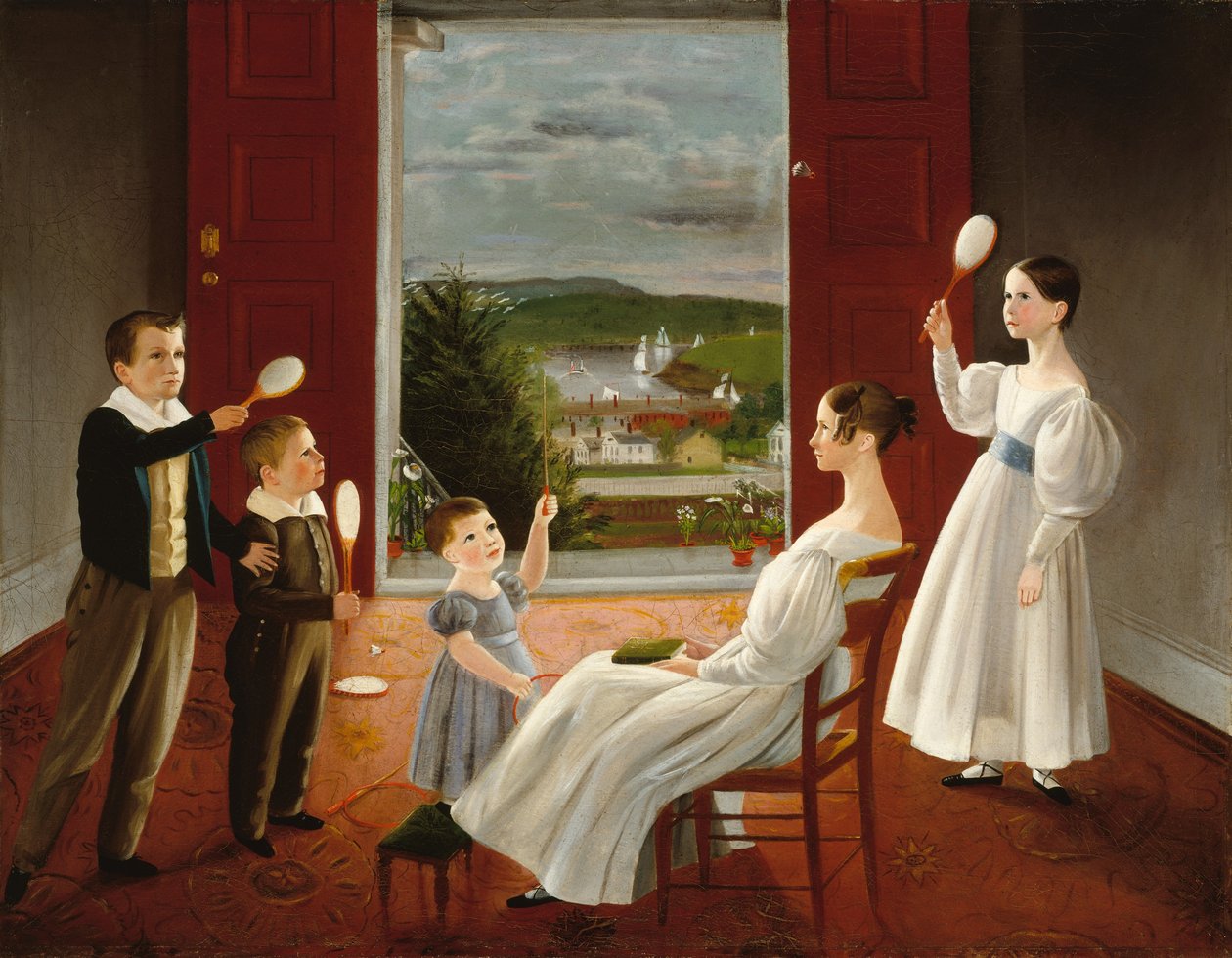 Dzieci Nathana Starra, 1835. autorstwa Ambrose Andrews