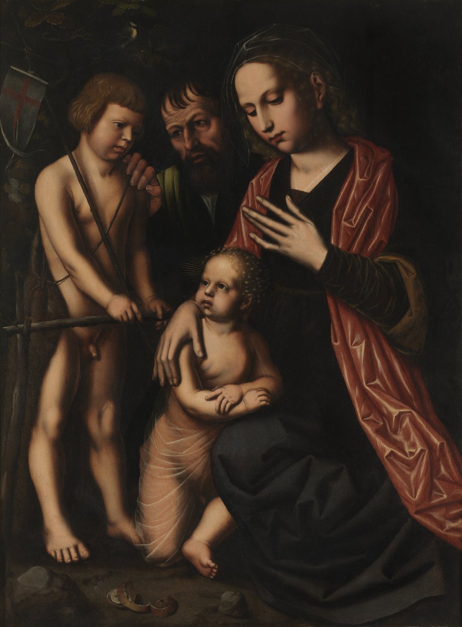 Święta Rodzina i św. Jan Chrzciciel autorstwa Ambrosius Benson