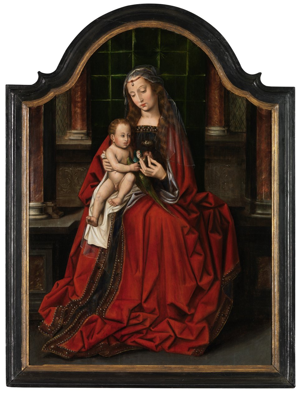 Madonna (olej na desce) autorstwa Ambrosius Benson
