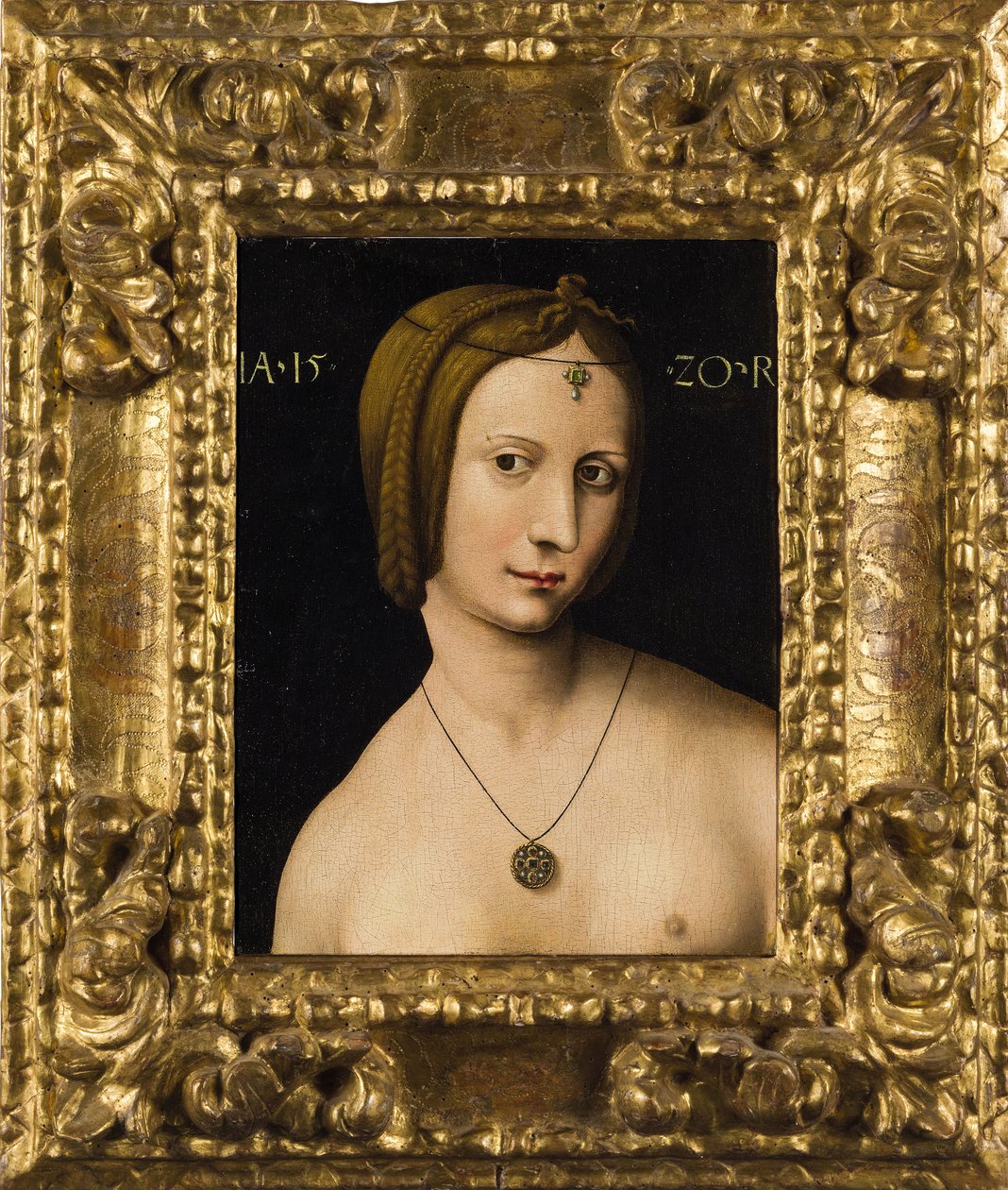 Portret damy, 1520. autorstwa Ambrosius Benson