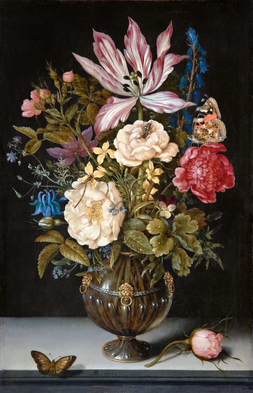 Martwa natura z kwiatami autorstwa Ambrosius Bosschaert