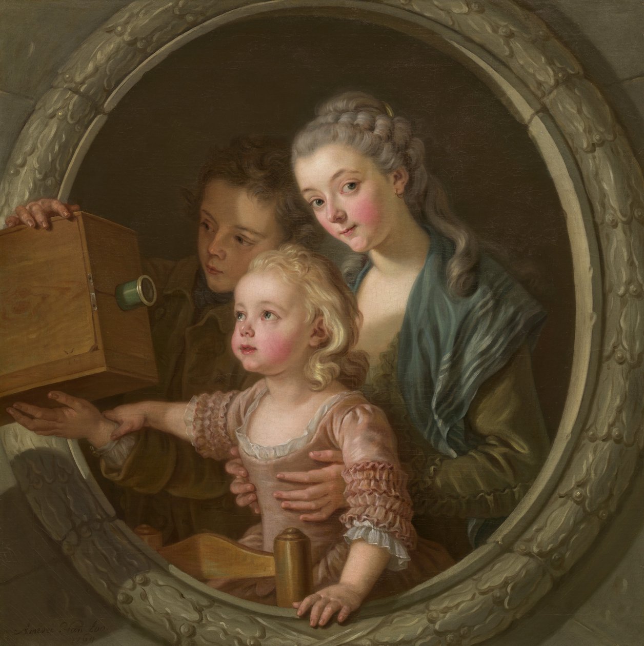 Camera Obscura, 1764. autorstwa Amédée van Loo