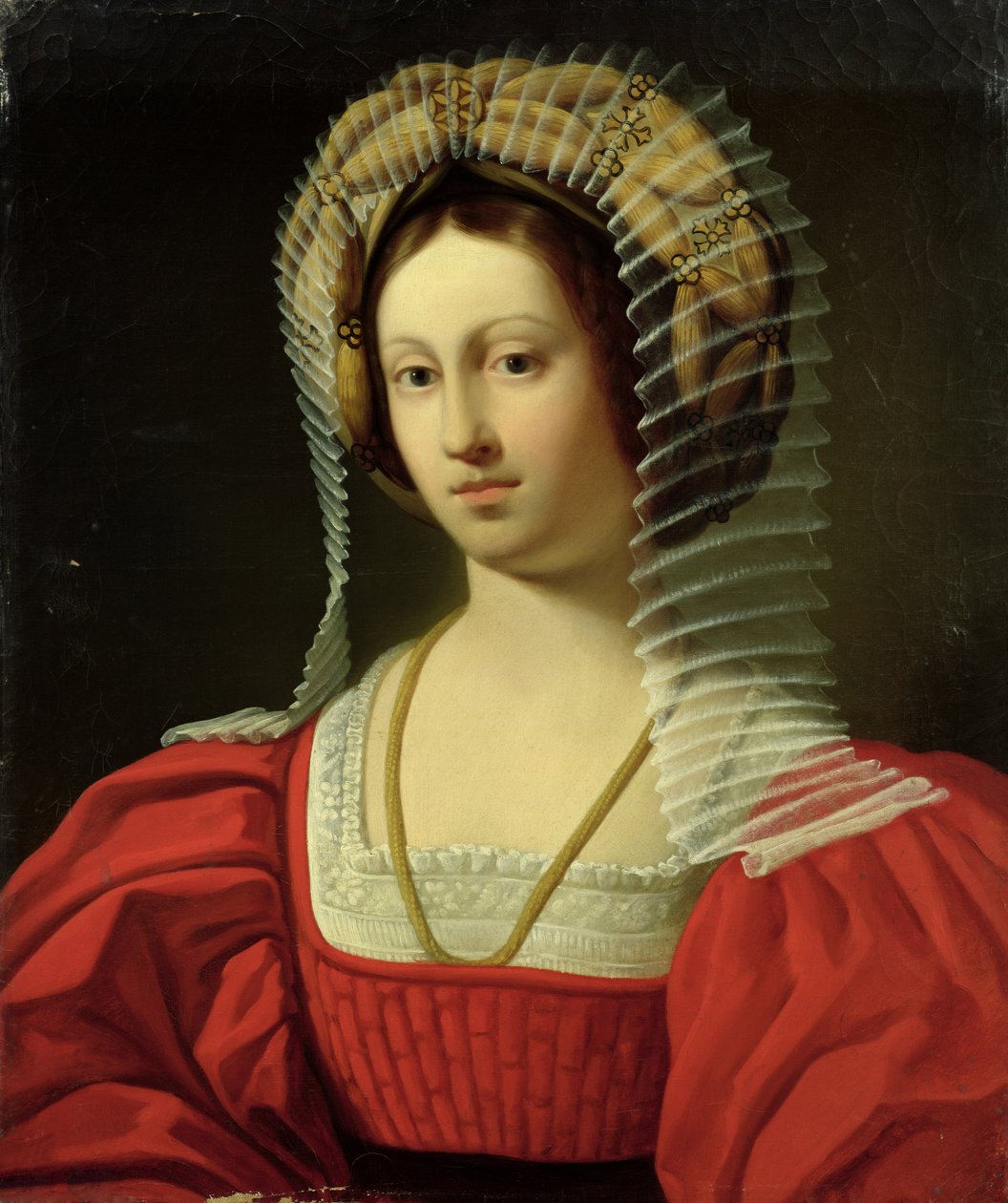 Giovanna I (1326-82) Królowa Neapolu, 1842 autorstwa Amedee Gras