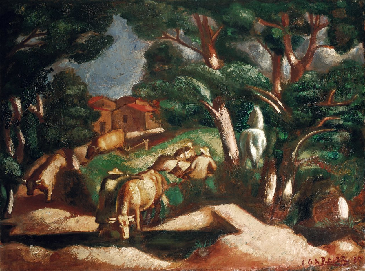 Reszta na wsi, 1925 autorstwa Amedee de La Patelliere