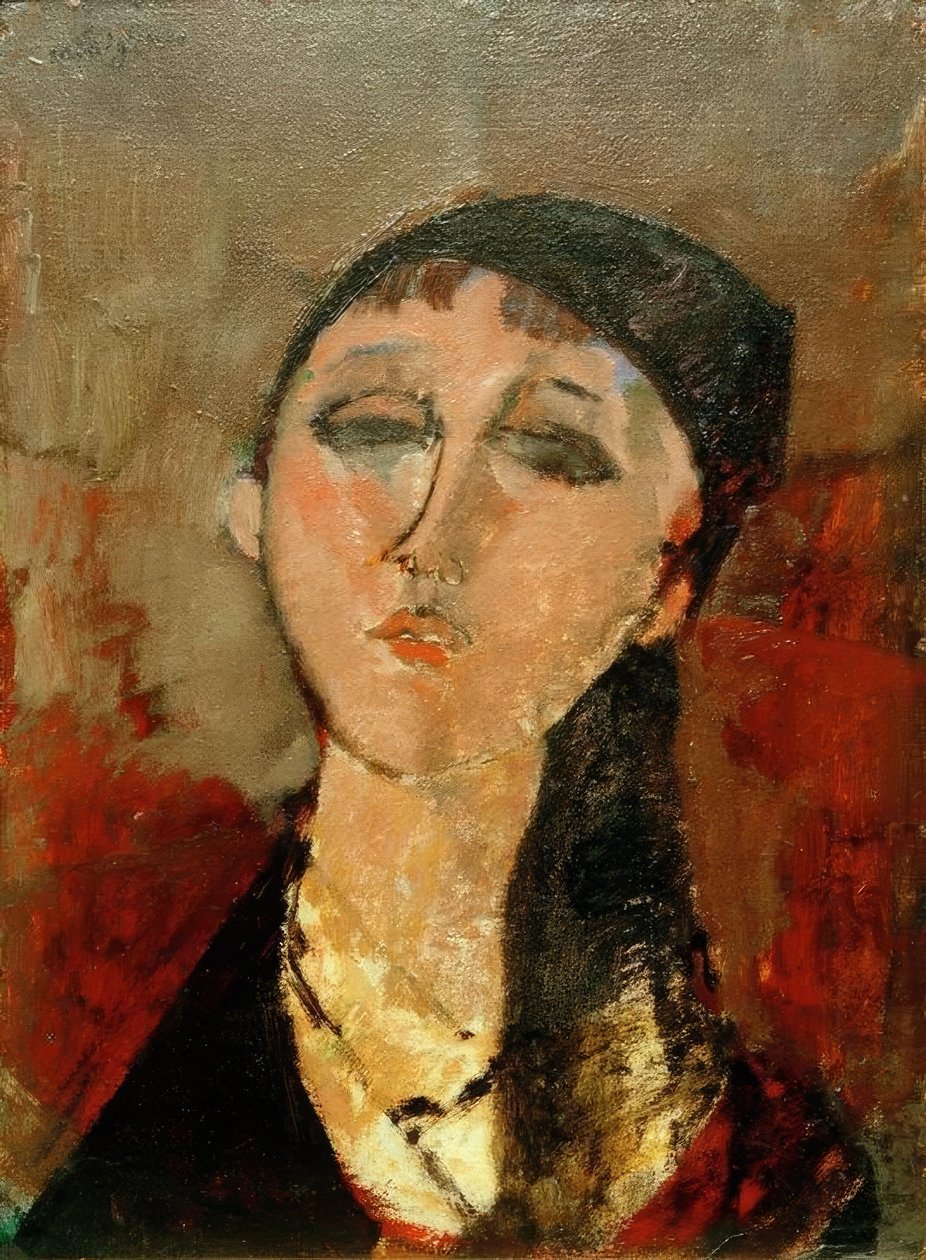 Głowa dziewczyny (Louise) autorstwa Amedeo Modigliani