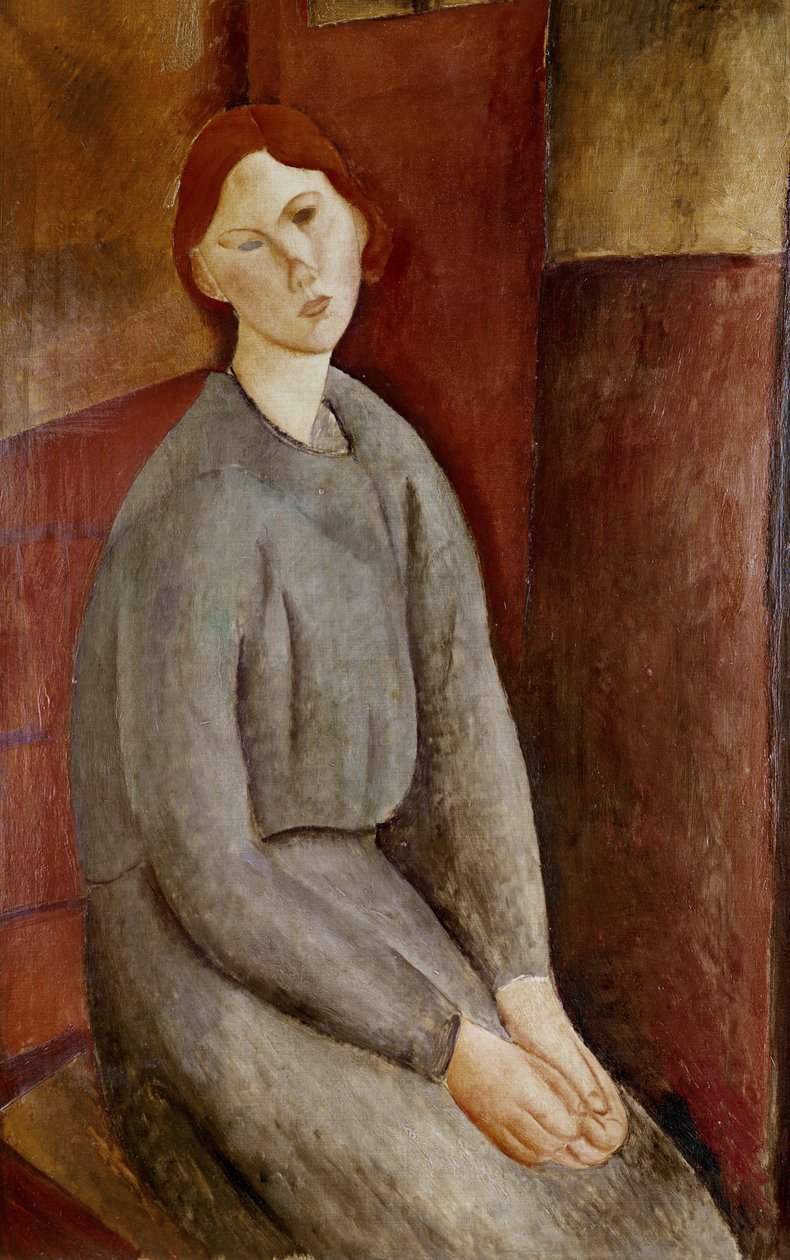 Portret Annie Bjarne, 1919 autorstwa Amedeo Modigliani