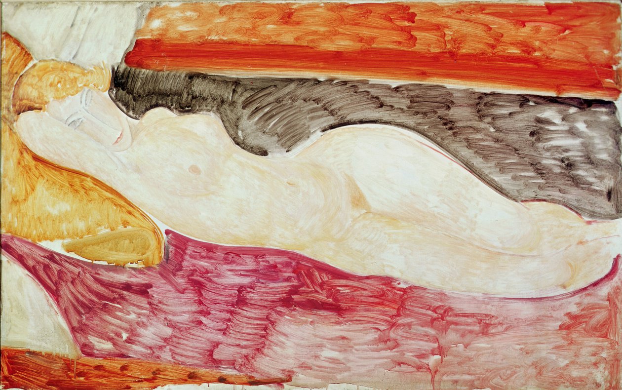 Leżąc nago autorstwa Amedeo Modigliani