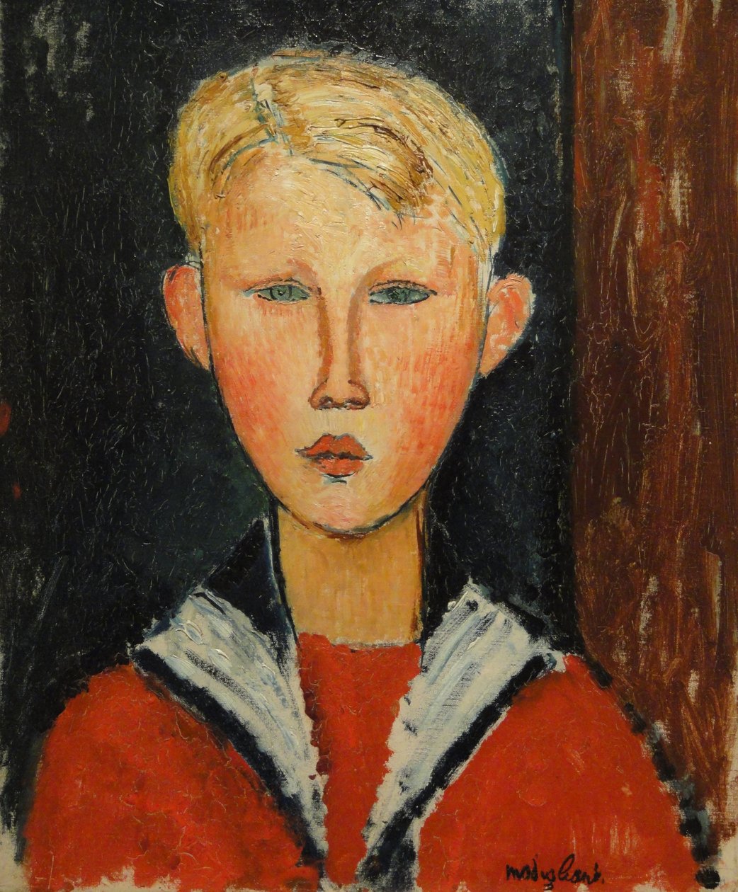 Niebieskooki chłopiec autorstwa Amedeo Modigliani