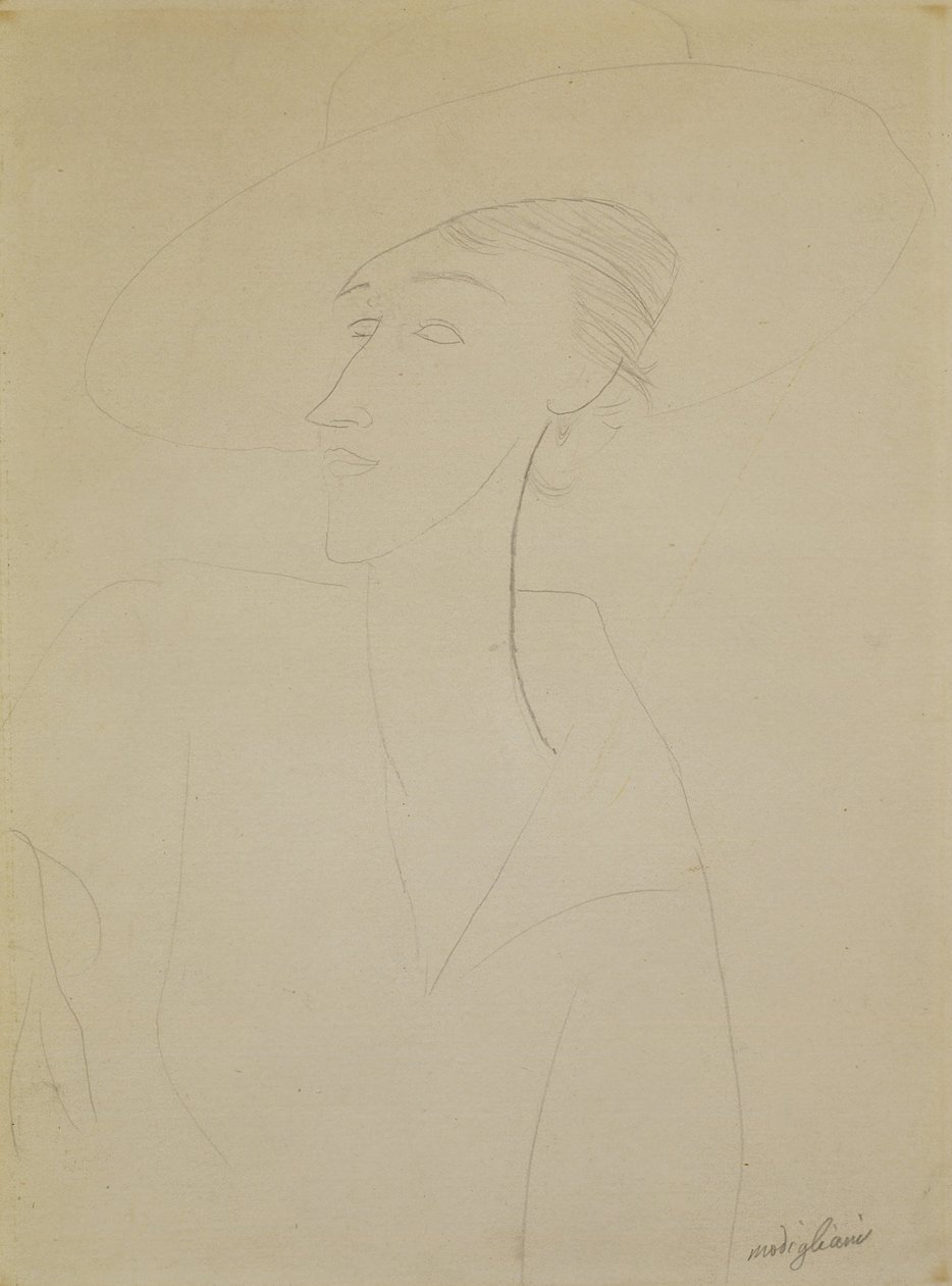 Untitled (Portrait of Madame Zborowska) autorstwa Amedeo Modigliani
