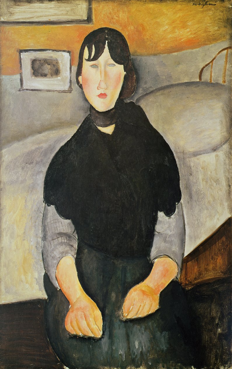 Młoda kobieta z ludu autorstwa Amedeo Modigliani