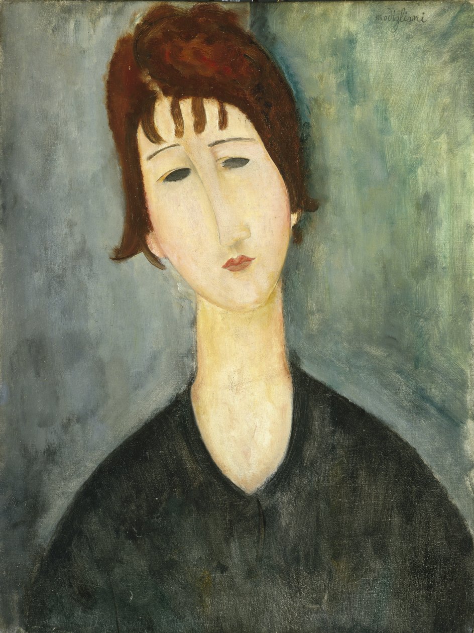 Kobieta, 1917-20 autorstwa Amedeo Modigliani