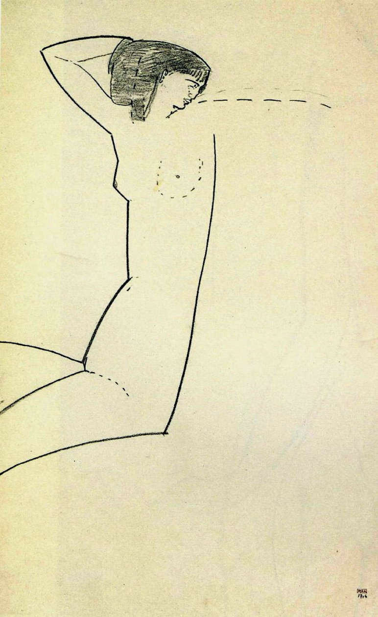 Anna Ekmatowa, autorstwa Amedeo Modigliani