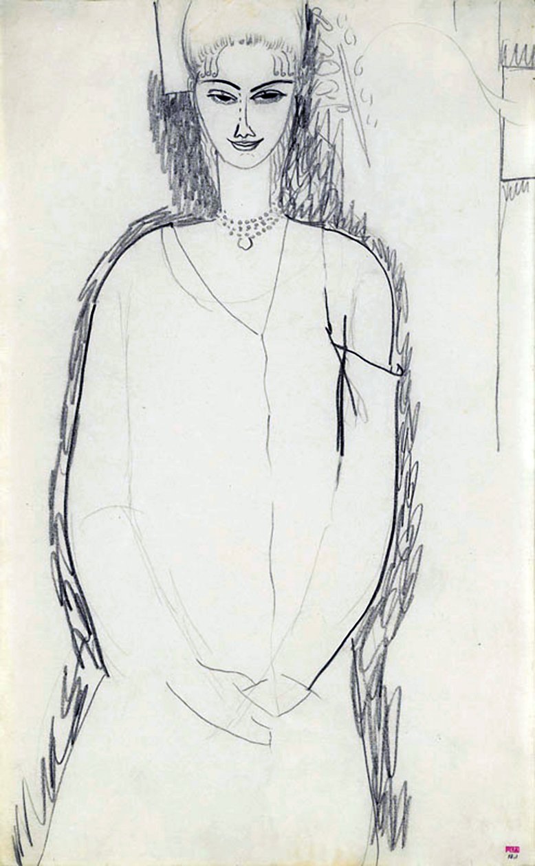 Anna Ekmatowa, autorstwa Amedeo Modigliani