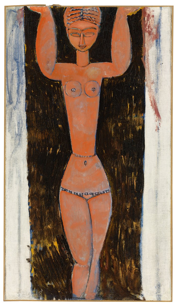 Kariatyd, 1913 autorstwa Amedeo Modigliani