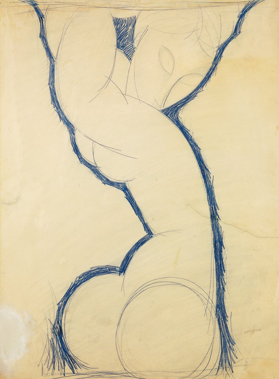 Kariatyda autorstwa Amedeo Modigliani