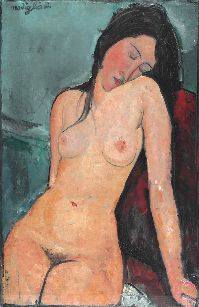 Akt kobiecy , ok. 1930 r. 1916. autorstwa Amedeo Modigliani