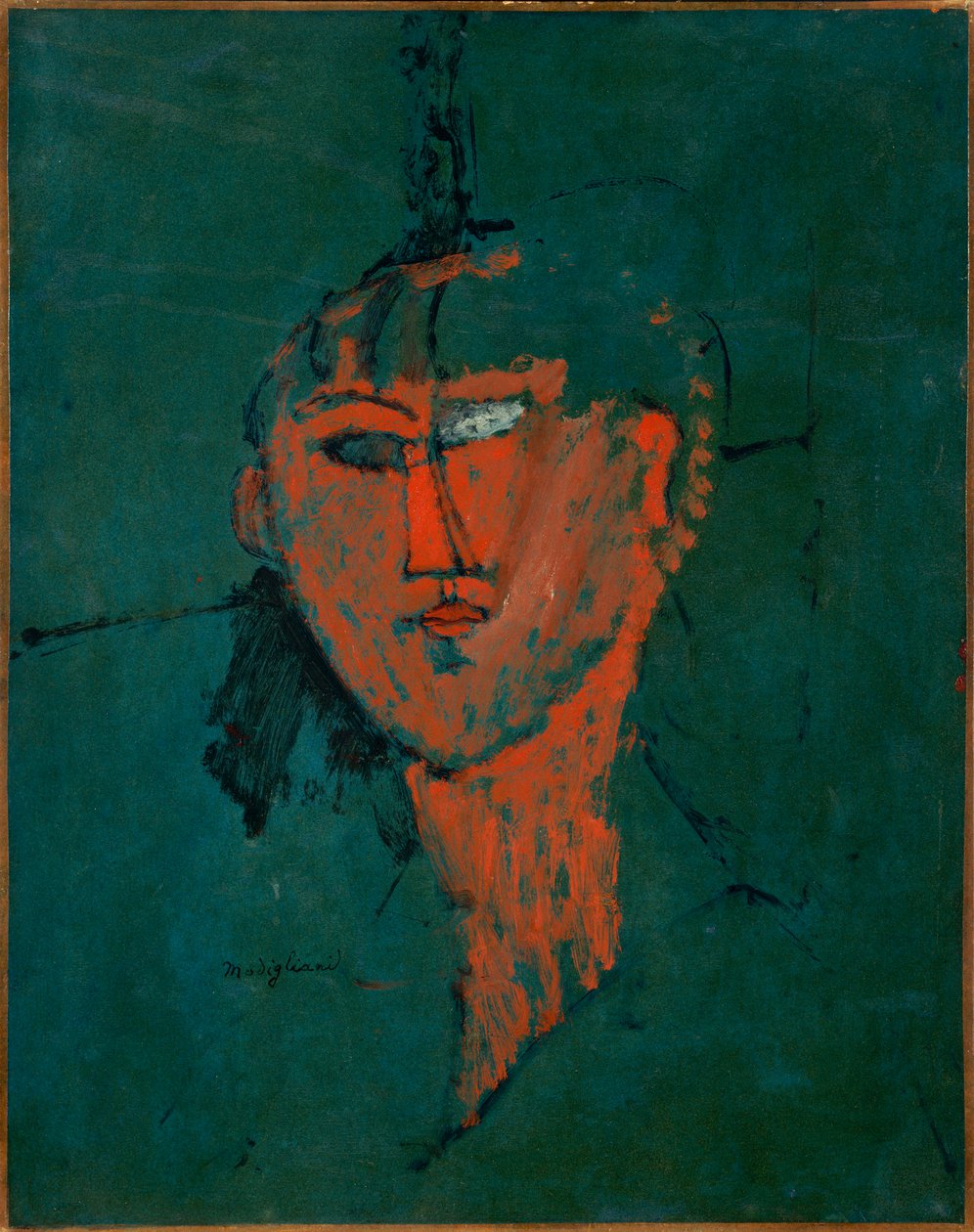Francuski: Tête rouge autorstwa Amedeo Modigliani